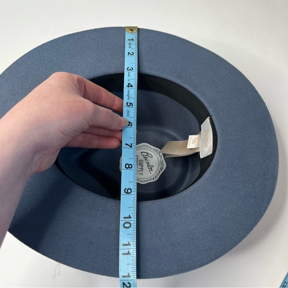 NEW Brixton Venice Fedora hat,Blue Haze,western,bohemian, - Picture 10 of 16